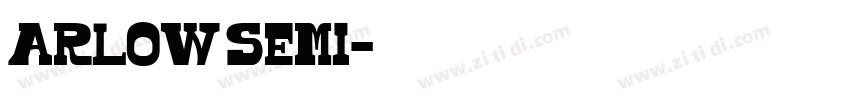 arlow Semi字体转换 arlow Semi字体转换